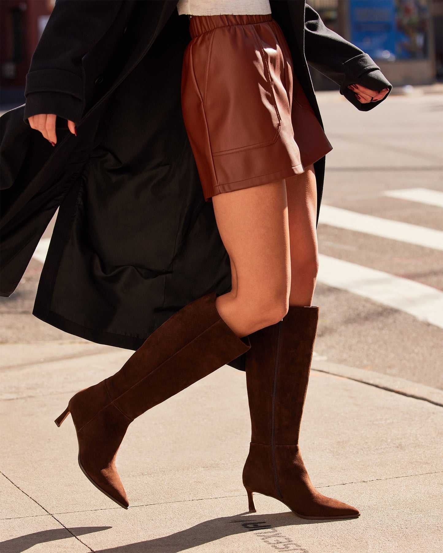 LFY TRAD Lucid Brown Suede