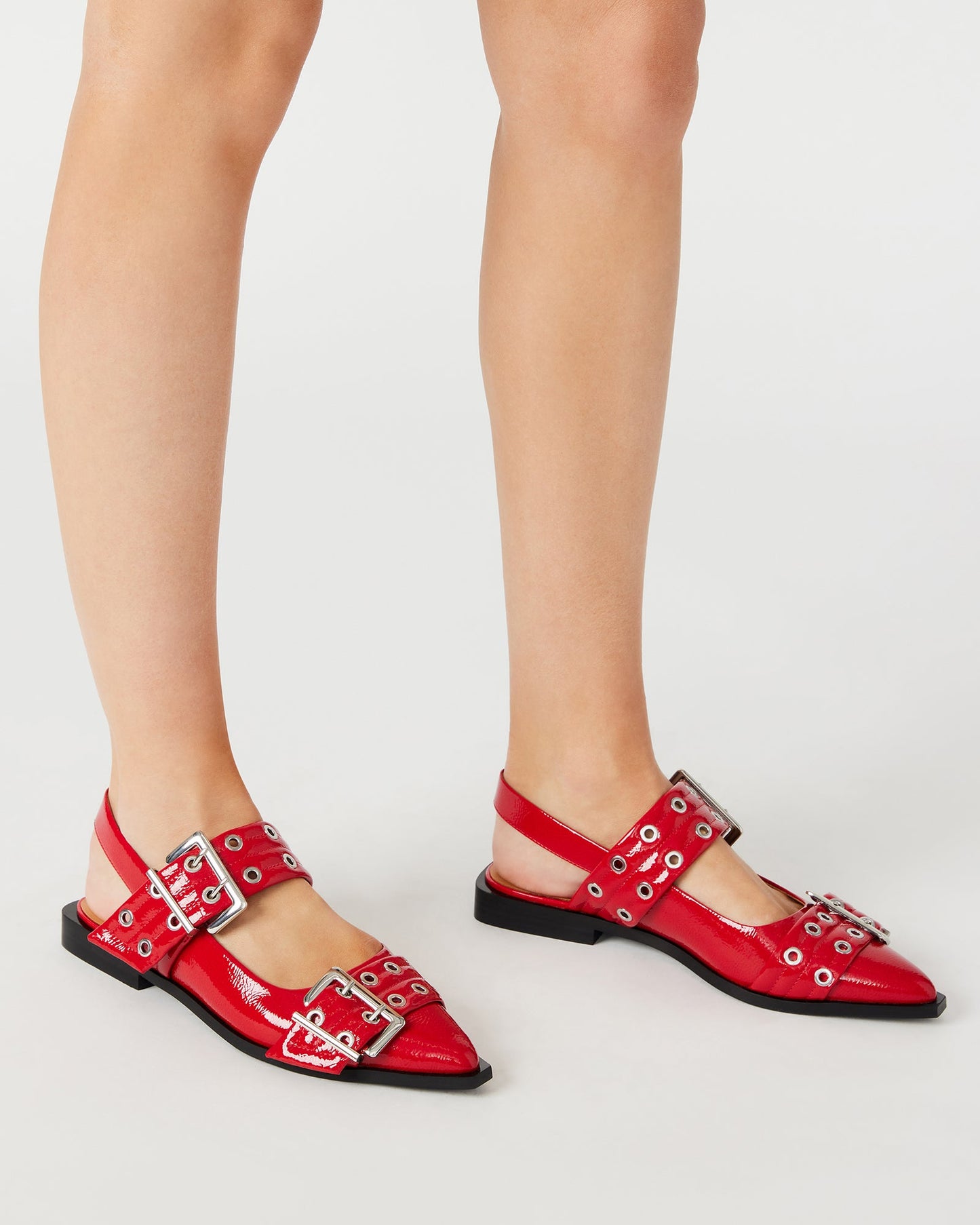 LFY TRAD Graya Red Patent